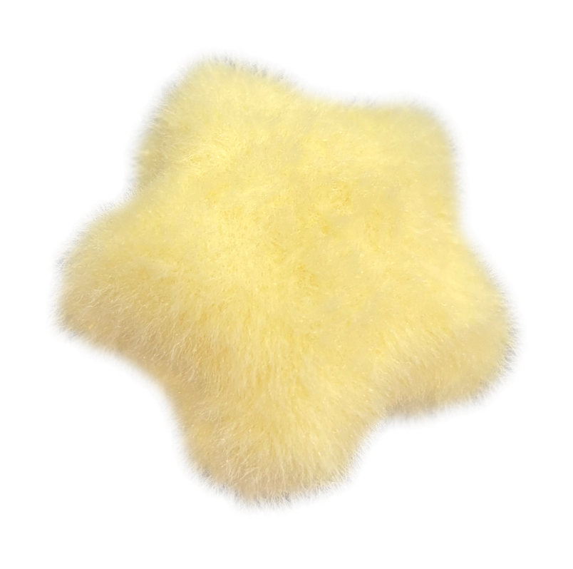 a fluffy yellow dyjora star